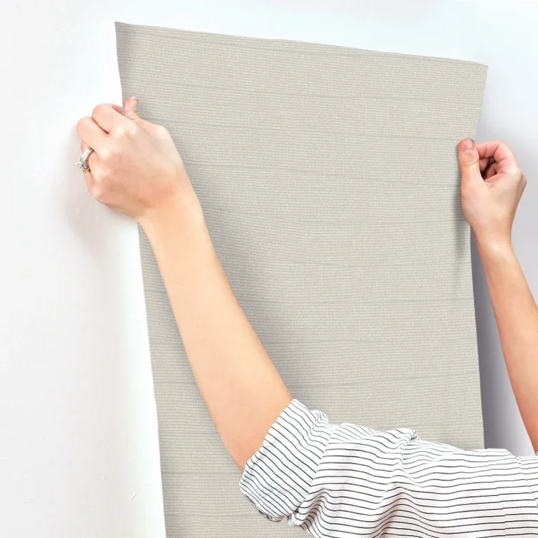 Natural Grid Wallpaper - Gray — Ảnh 4