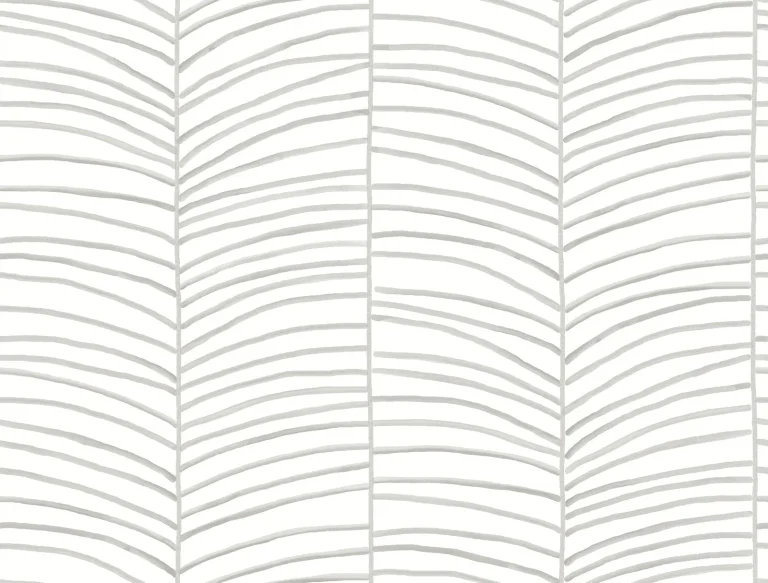 Cascade Palm Chevron Wallpaper - Fog — Ảnh 3