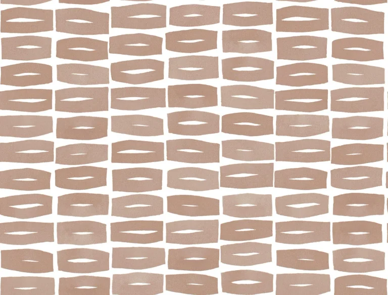 Modernist Motif Wallpaper - Terracotta — Image 6