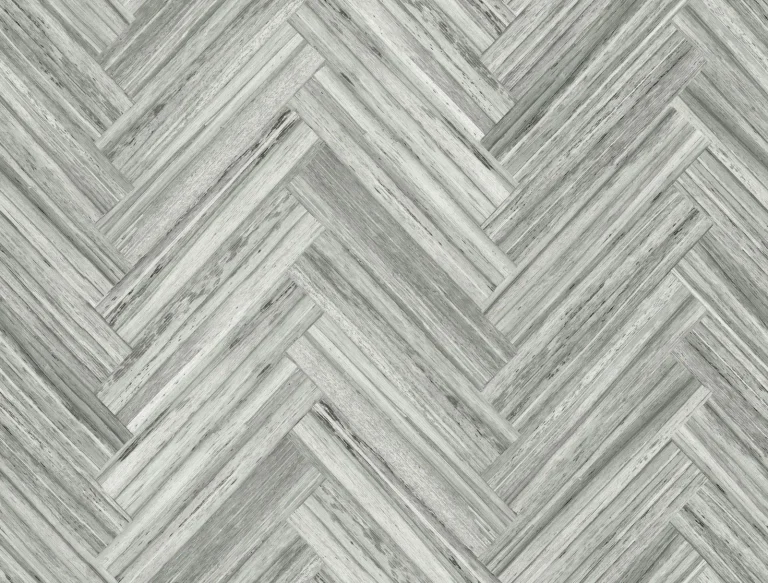 Hermosa Herringbone Peel and Stick Wallpaper - Grey — Ảnh 6