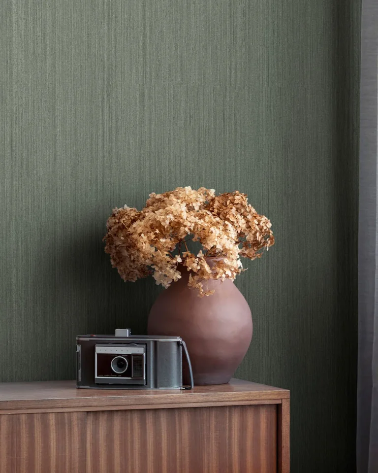 Midolin Mossa Texture Wallpaper - Dark Green