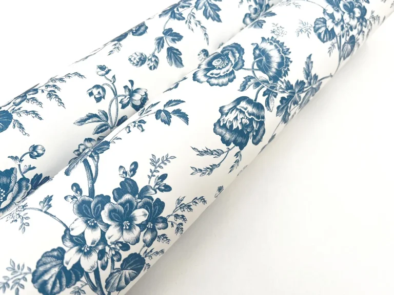 Anemone Toile Wallpaper - Navy — Ảnh 8