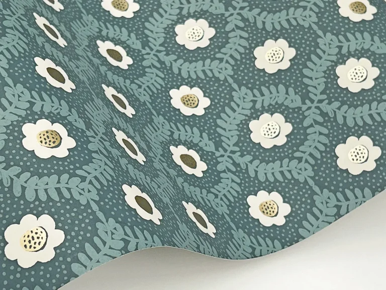 Rifle Paper Co. Emma Wallpaper - Slate — Ảnh 3