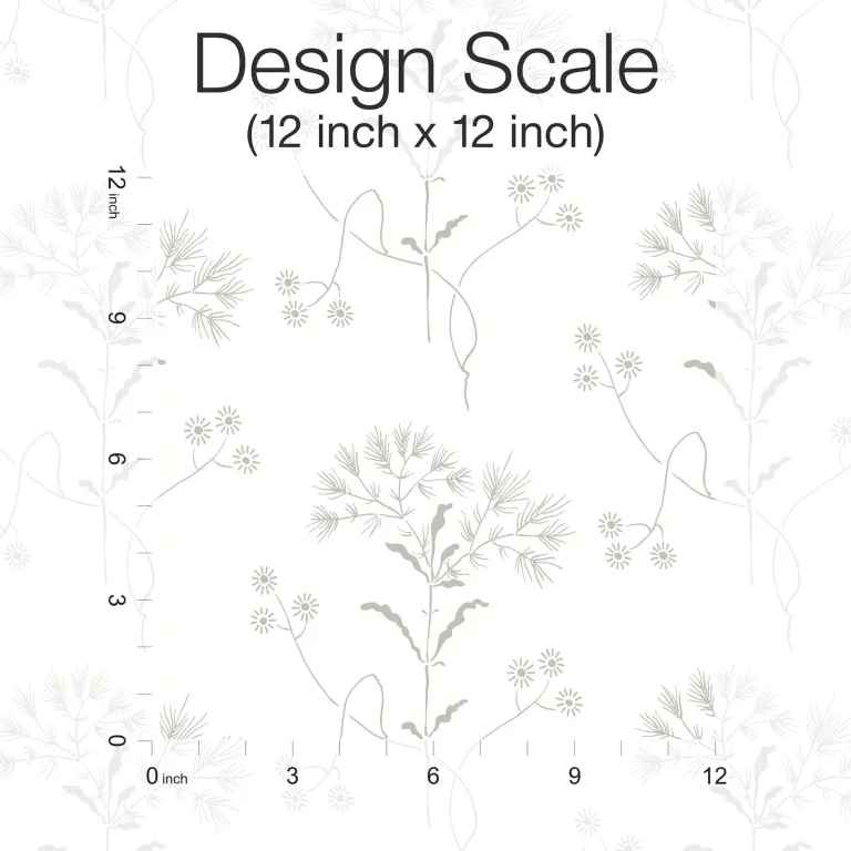 Magnolia Home Wildflower Wallpaper - Grey — Image 4