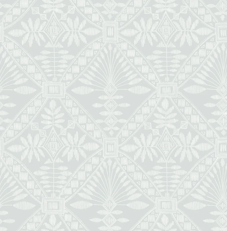 Chesapeake Emmarie Geometric Wallpaper - Light Blue — Ảnh 3
