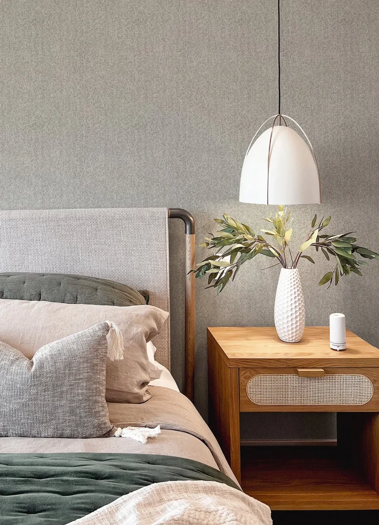 Ashbee Faux Tweed Wallpaper - Dark Grey — Ảnh 2