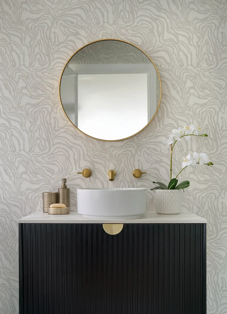 Massar Modern Marbled Wallpaper - Taupe — Ảnh 4
