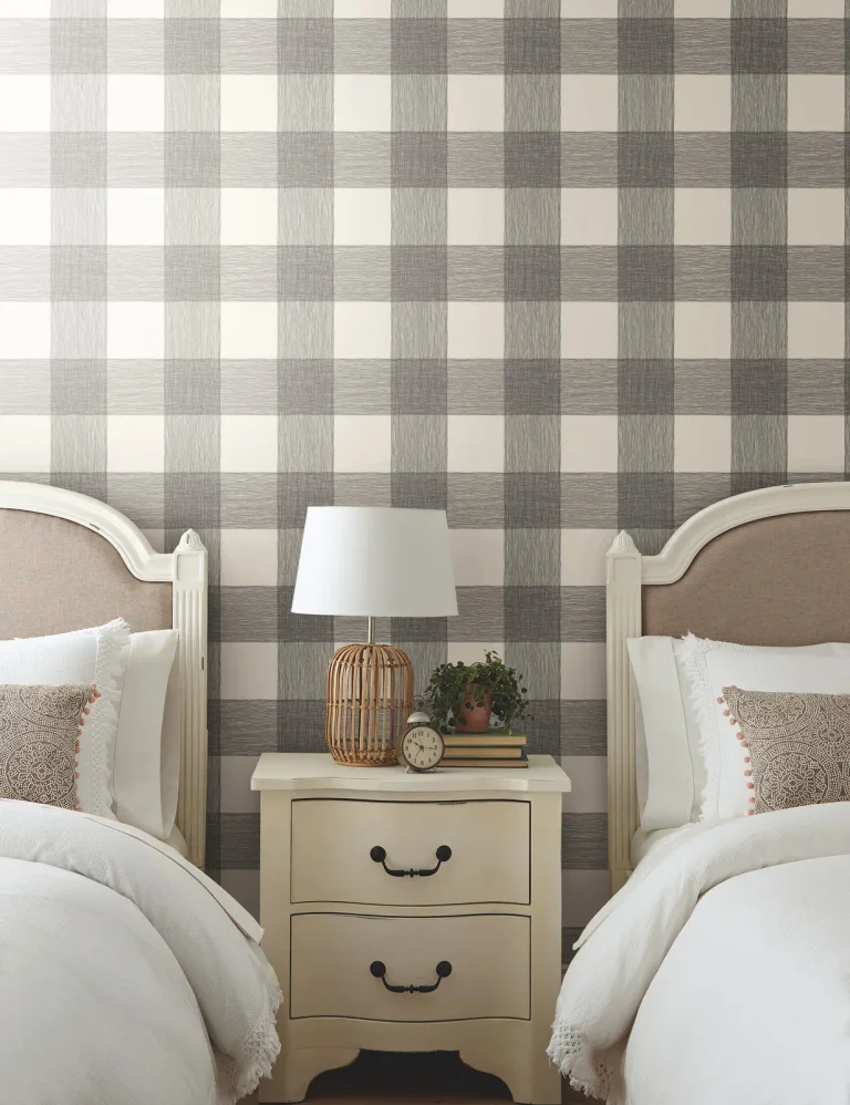 Magnolia Home Common Thread Peel And Stick Wallpaper - Black On White — Ảnh 3