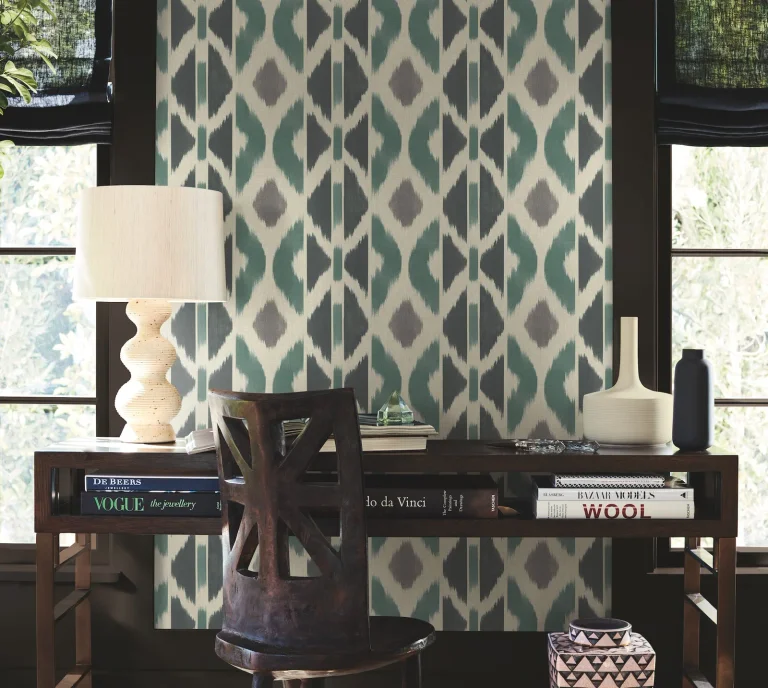 Patan Wallpaper - Indigo — Ảnh 4