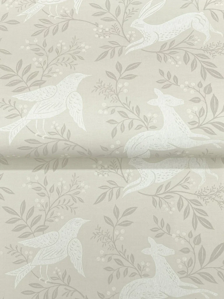 Chesapeake Revelry Forest Frolic Wallpaper - Taupe