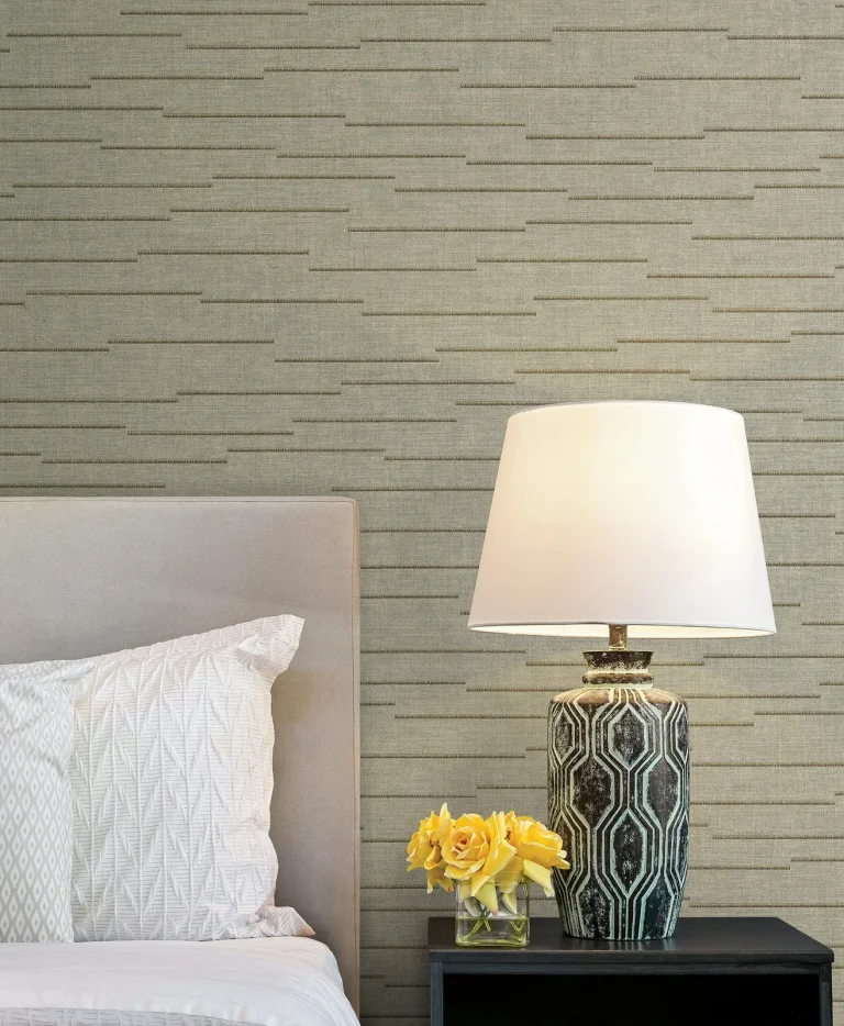Latitude Striated Wallpaper - Neutral — Ảnh 3