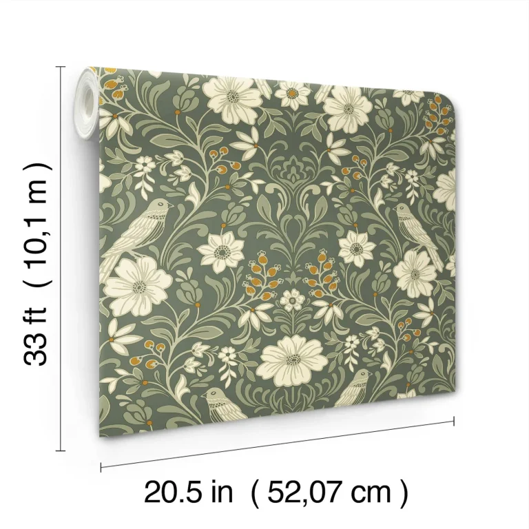 Magnolia Home Colette Wallpaper - Olive — Image 5