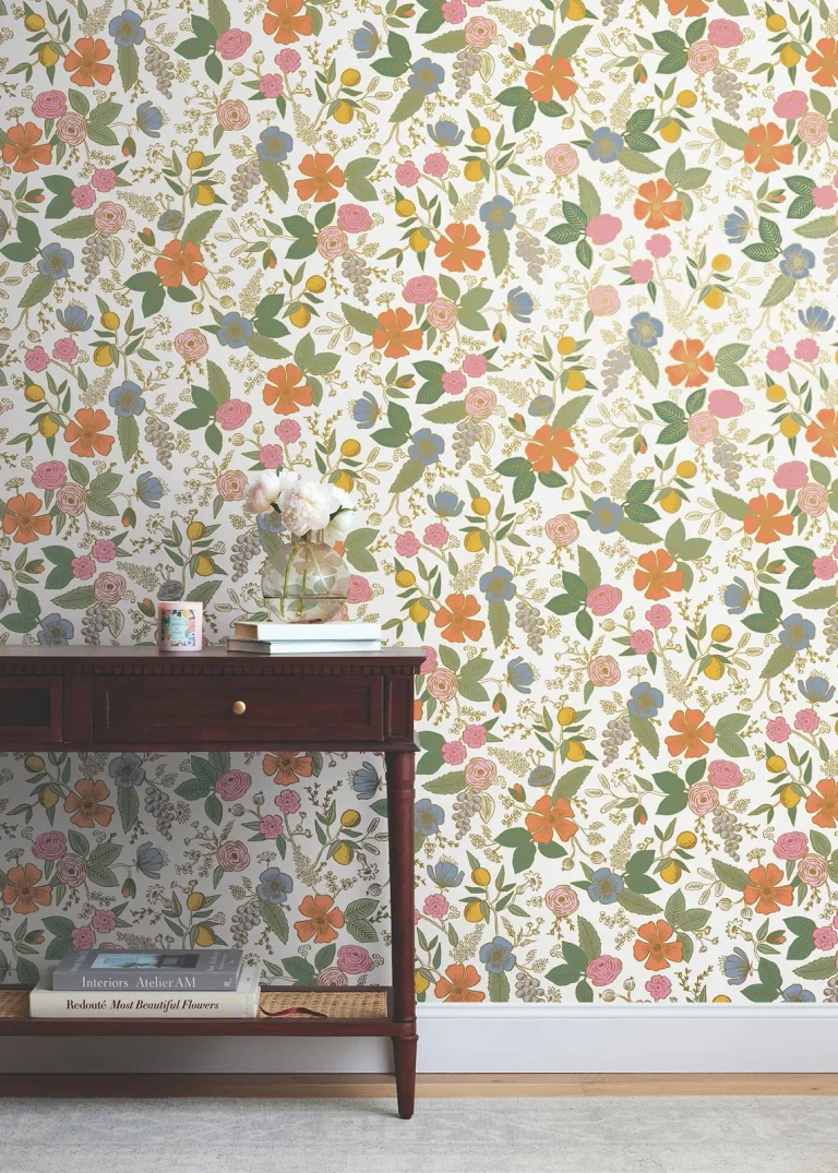 Rifle Paper Co. Colette Peel and Stick Wallpaper - Rose Multi — Image 5