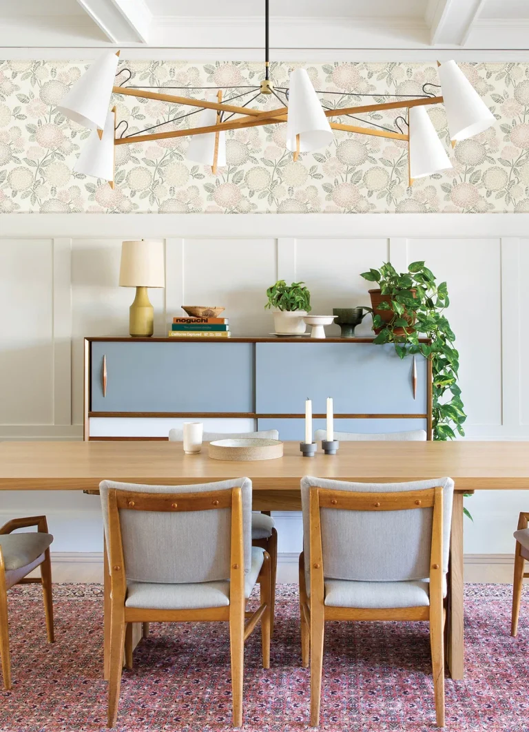 Chesapeake Zalipie Floral Trail Wallpaper - Blush — Ảnh 2