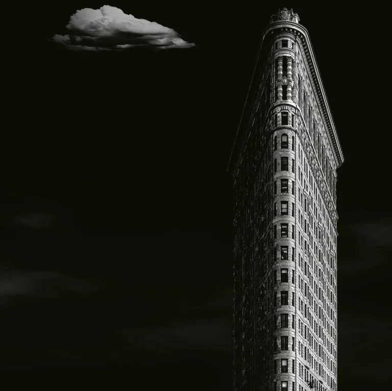 Iron Building New York - Wall Mural 5147 - 8 Panel - 384cm x 260cm — Ảnh 2