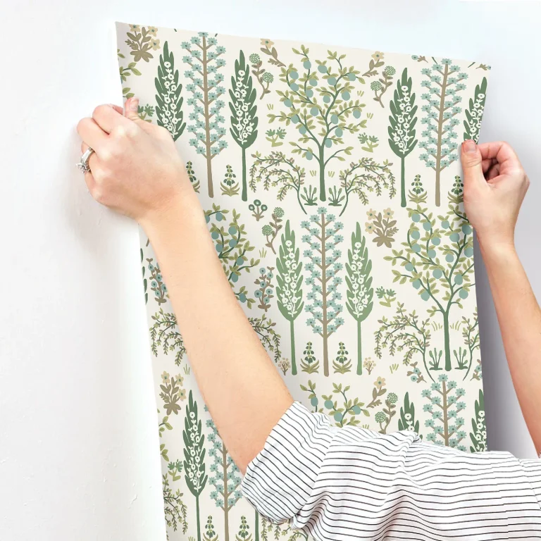 Rifle Paper Co. Fenna Wallpaper - Green — Ảnh 3