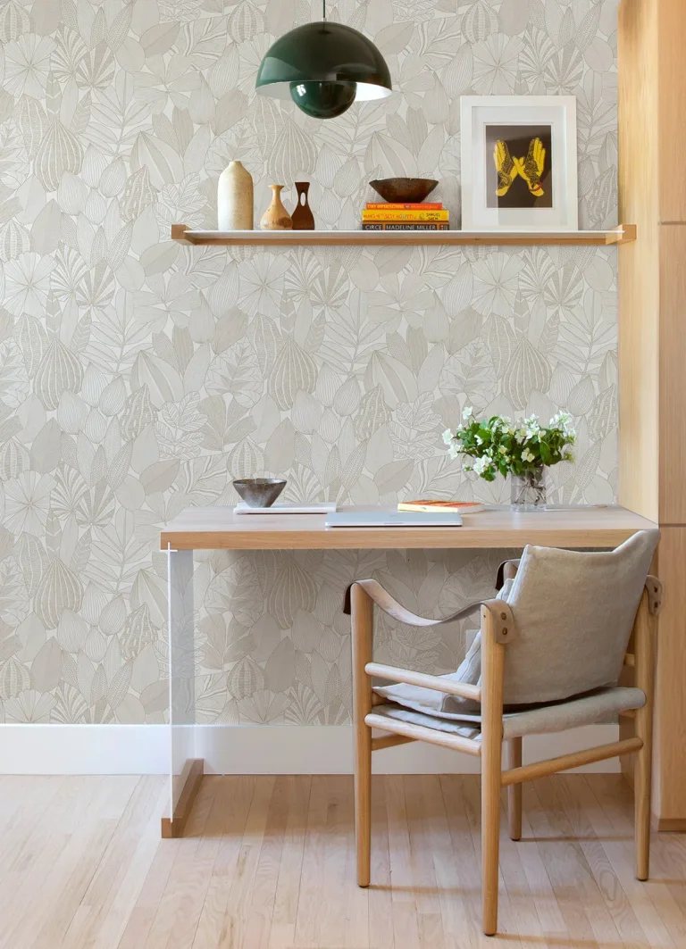 Mathias Botanical Wallpaper - Taupe — Ảnh 3