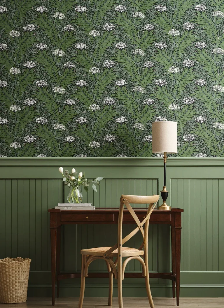 Rifle Paper Co. Highgrove Wallpaper - Black — Ảnh 2
