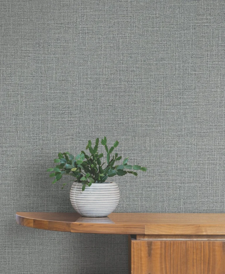 Loom Wallpaper - Silver — Image 3
