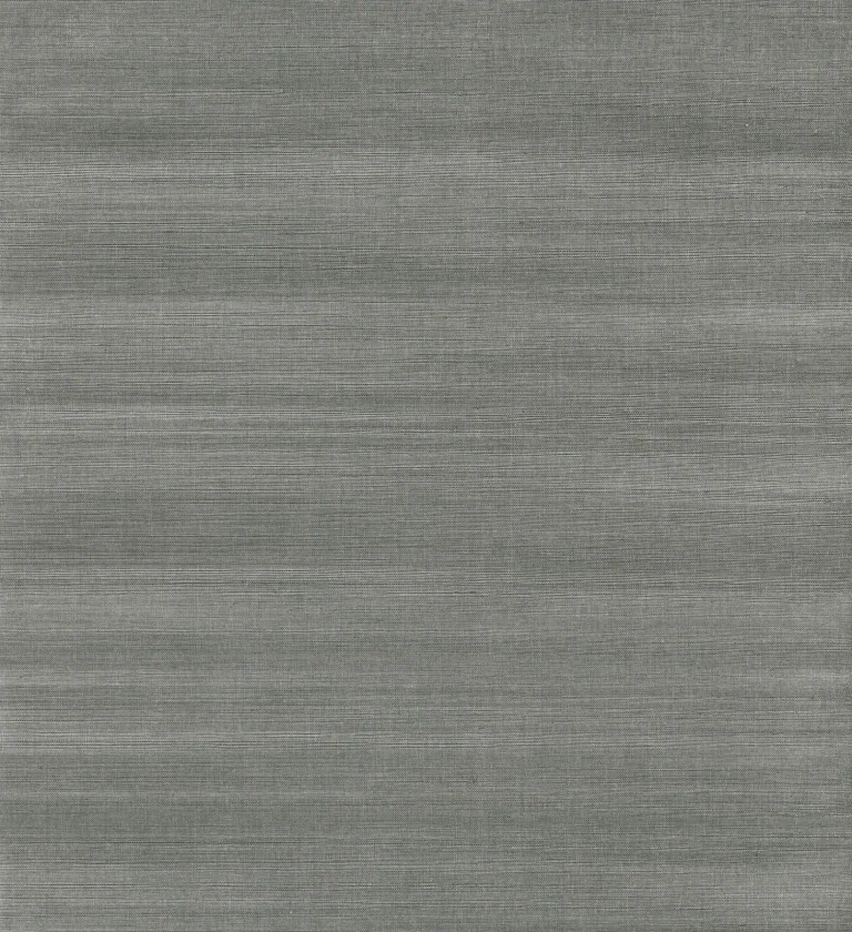 Sakiya Sisal Grasscloth Wallpaper - Slate — Image 4