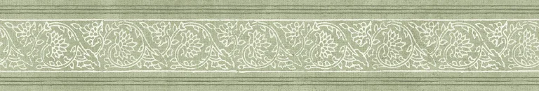Chesapeake Carved Floral Border Trim Wallpaper Border - Green — Ảnh 4