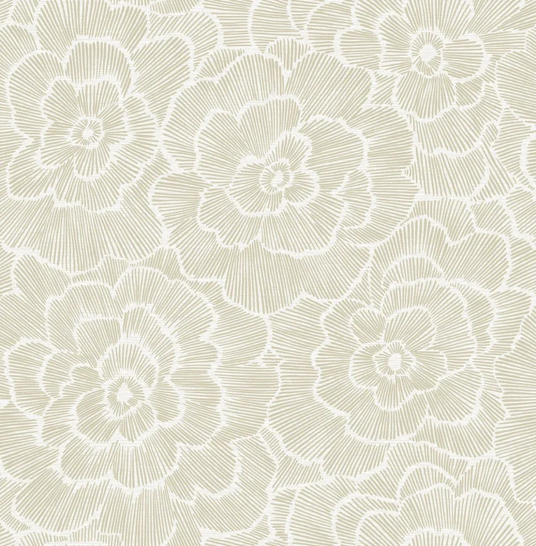Periwinkle Textured Floral Wallpaper - Periwinkle — Ảnh 4