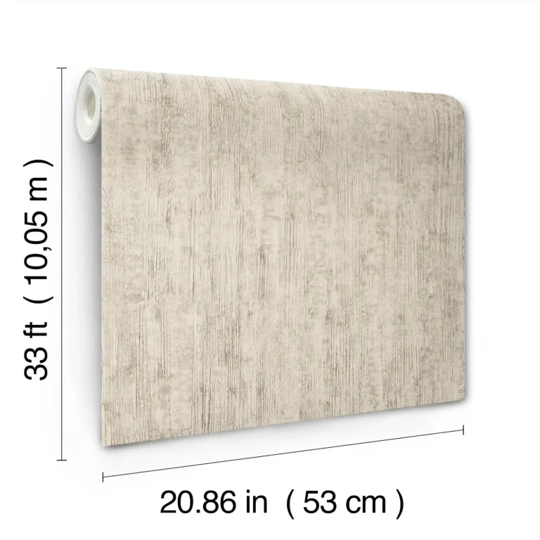 Chesapeake Ramona Distressed Texture Wallpaper - Beige — Ảnh 3