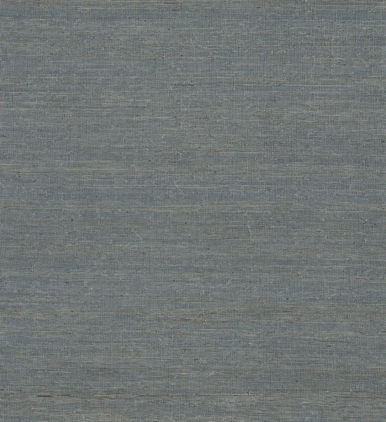 Aiko Sisal Grasscloth Wallpaper - Teal — Ảnh 4