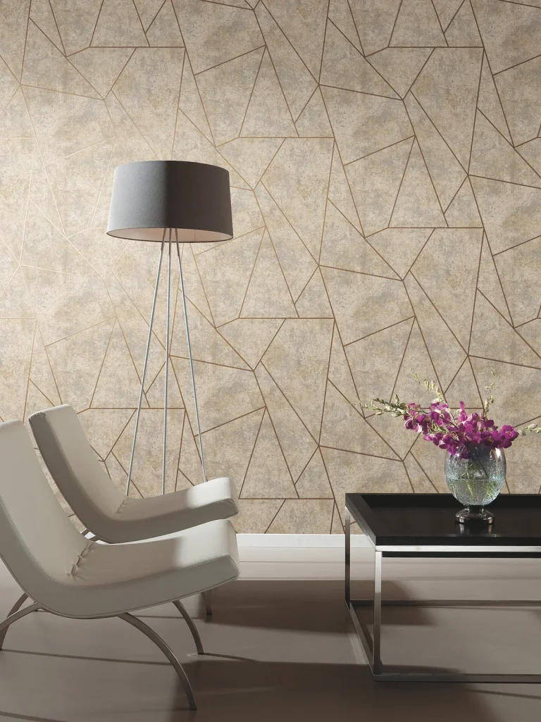 Nazca Wallpaper - Neutral/Gold — Image 2
