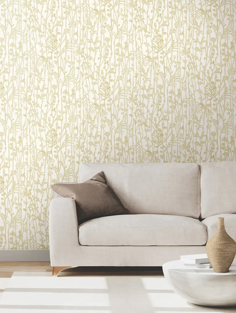Ronald Redding Filigree Abstract Wallpaper - Gold — Ảnh 2