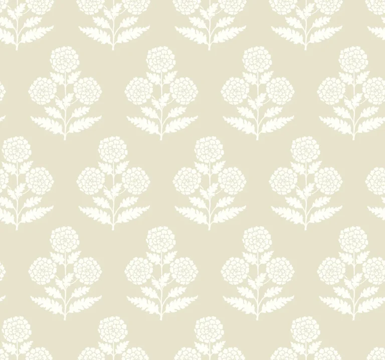 Souci Marigolds Wallpaper - Beige — Ảnh 4
