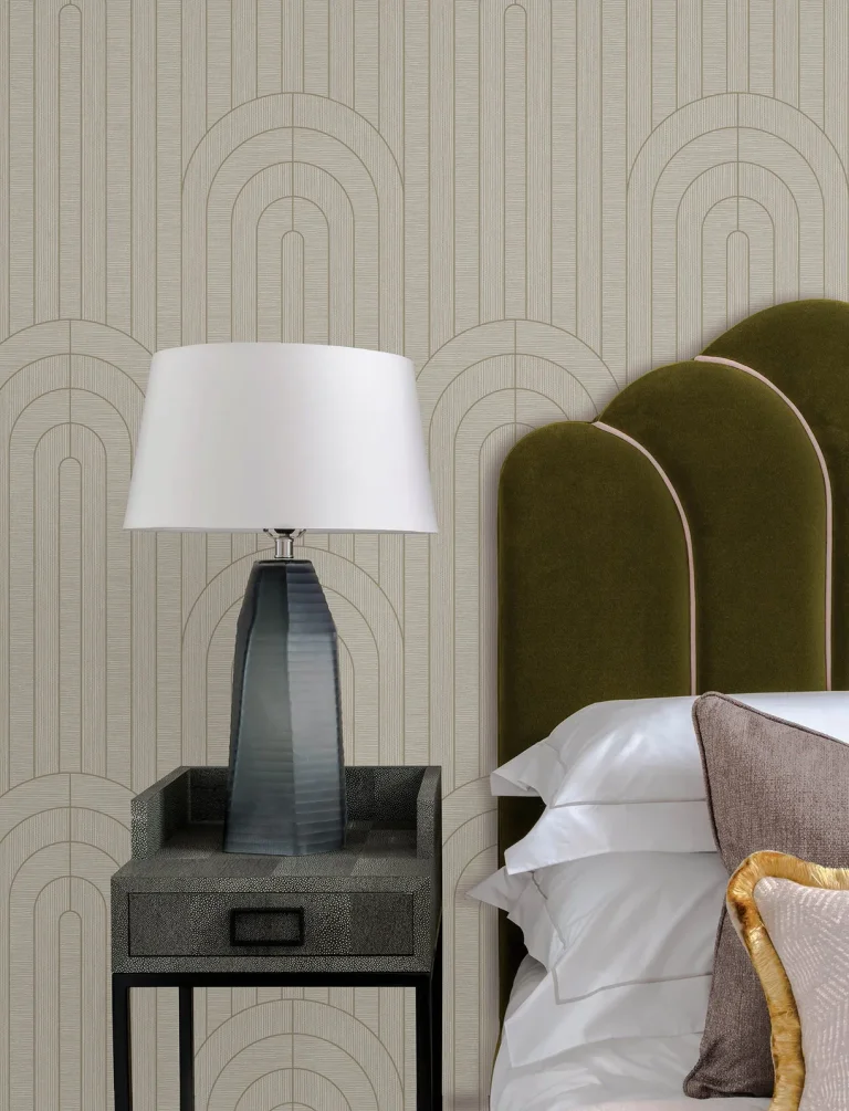 Declan Textured Arches Wallpaper - Neutral — Ảnh 6