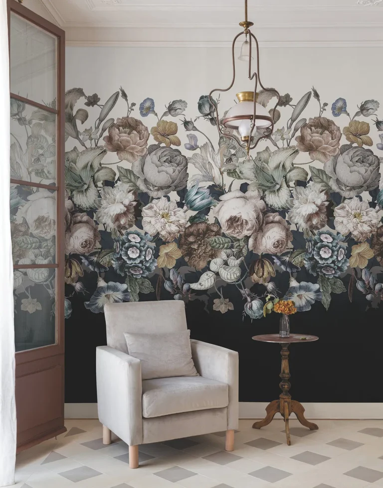 Rachel Rose Wall Mural - White — Ảnh 3