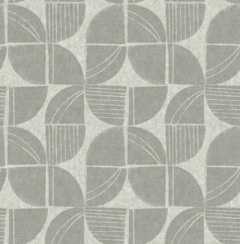Baxter Semicircle Mosaic Wallpaper - Sea Green