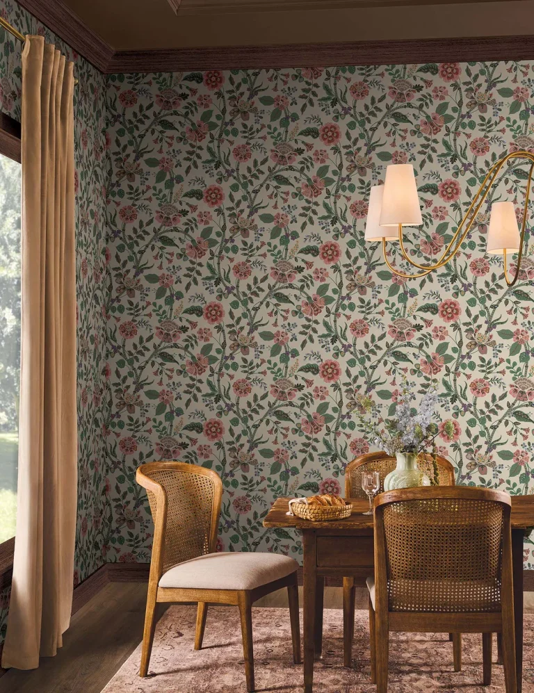 Rifle Paper Co. Gracie Wallpaper - Cream — Ảnh 5