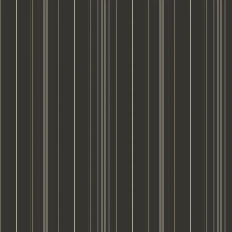 Chesapeake Lascelle Modern Pinstripe Wallpaper - Black — Ảnh 3