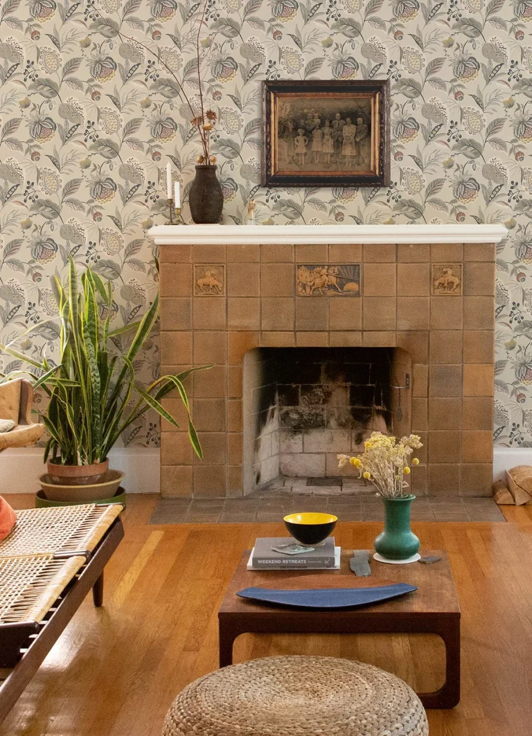 Chesapeake Bohemian Jacobean Wallpaper - Grey — Ảnh 5