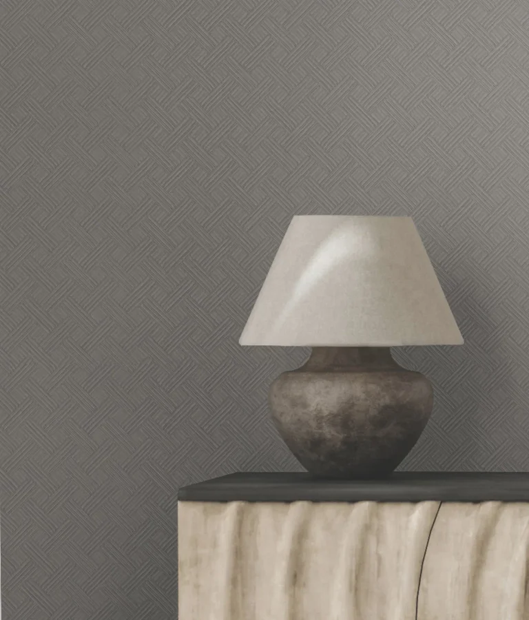 Ronald Redding Wickwork Wallpaper - Graphite — Ảnh 2