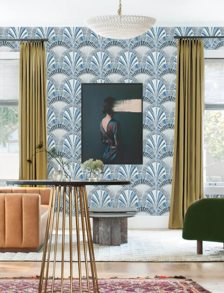 Myla Fanning Reeds Wallpaper - Blues — Ảnh 5