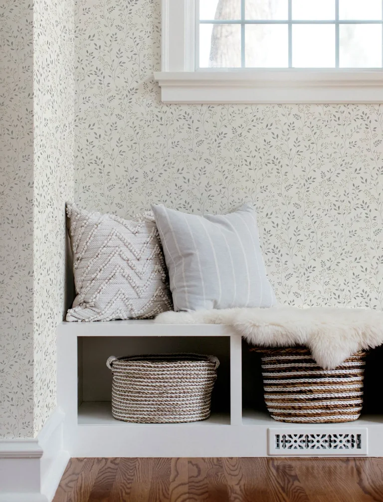 Chesapeake Galena Botanical Trail Wallpaper - Grey — Image 5