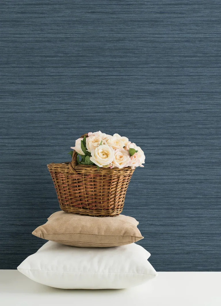 Barnaby Texture Wallpaper - Indigo — Image 4