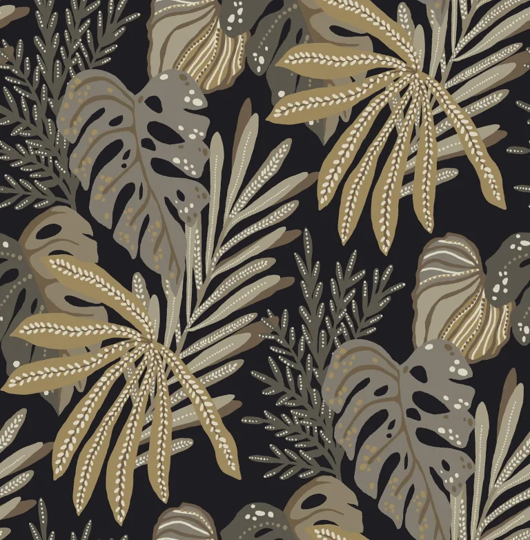 Alocasia Tropical Foliage Wallpaper - Neutral — Ảnh 5