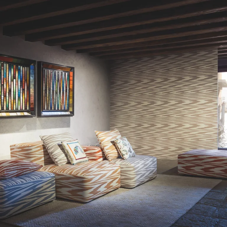 Flamed Zigzag Wallpaper - Brown — Ảnh 5