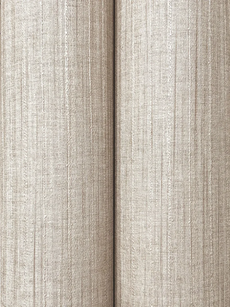 Silk Spun Tactile Stripe Wallpaper - Taupe — Ảnh 3