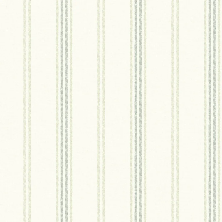 Chesapeake Lovage Linen Stripe Wallpaper - Green — Ảnh 3