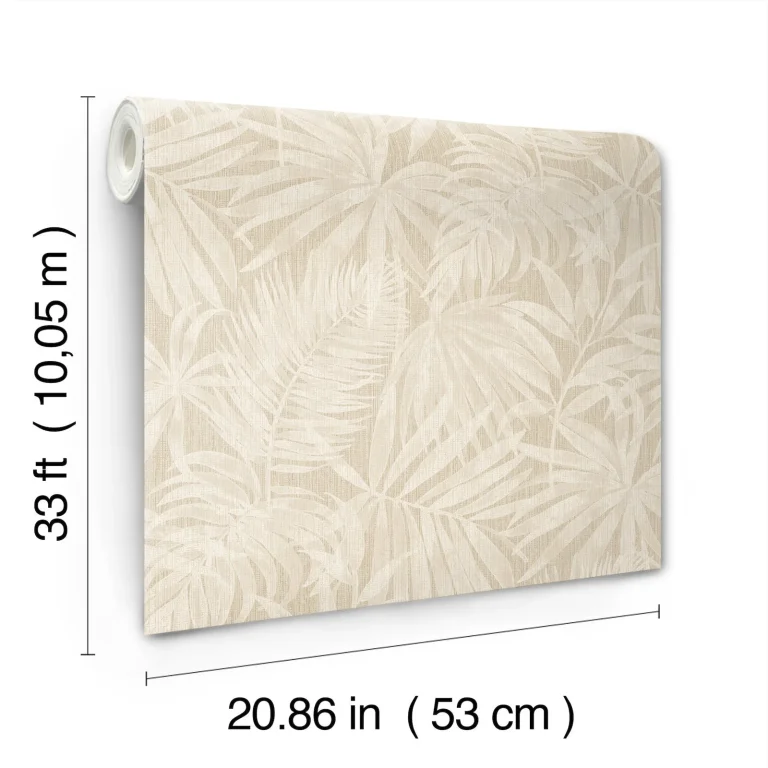 Chesapeake Sonny Fronds Wallpaper - Beige — Ảnh 3