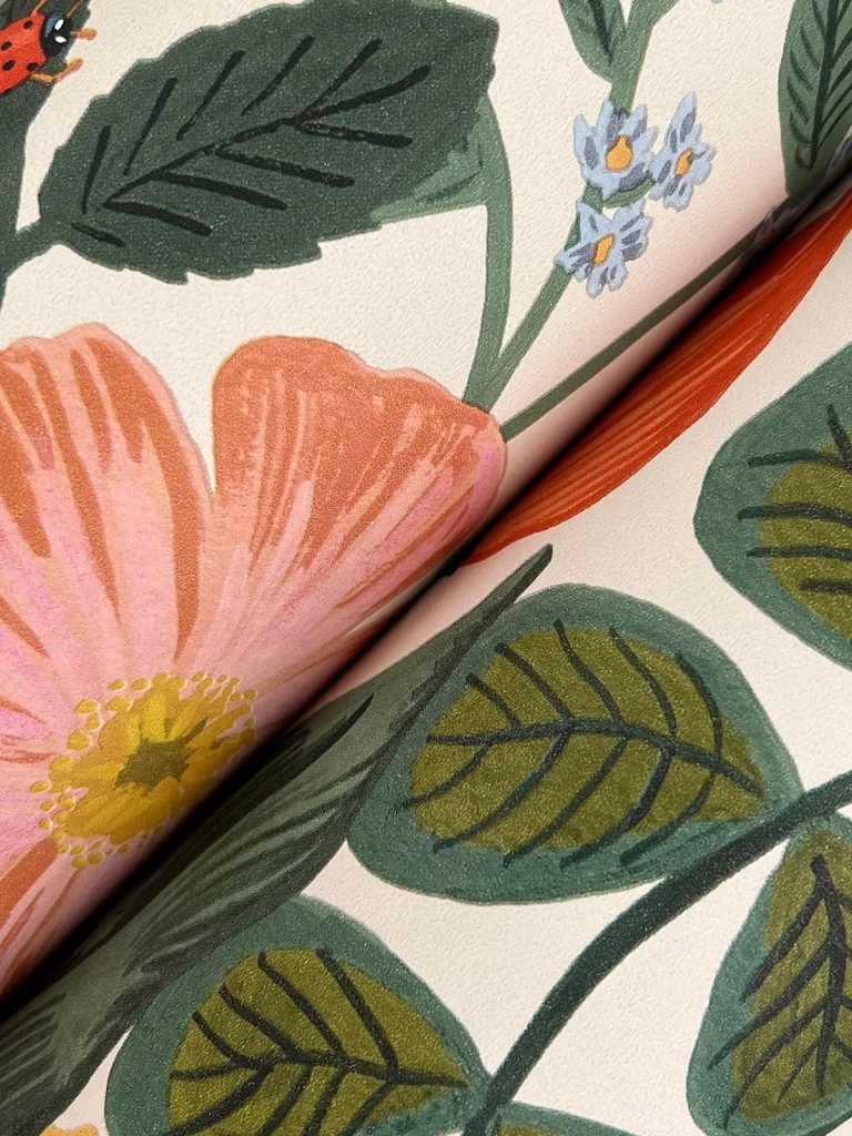 Rifle Paper Co. Blossom Wallpaper - Cream — Ảnh 7