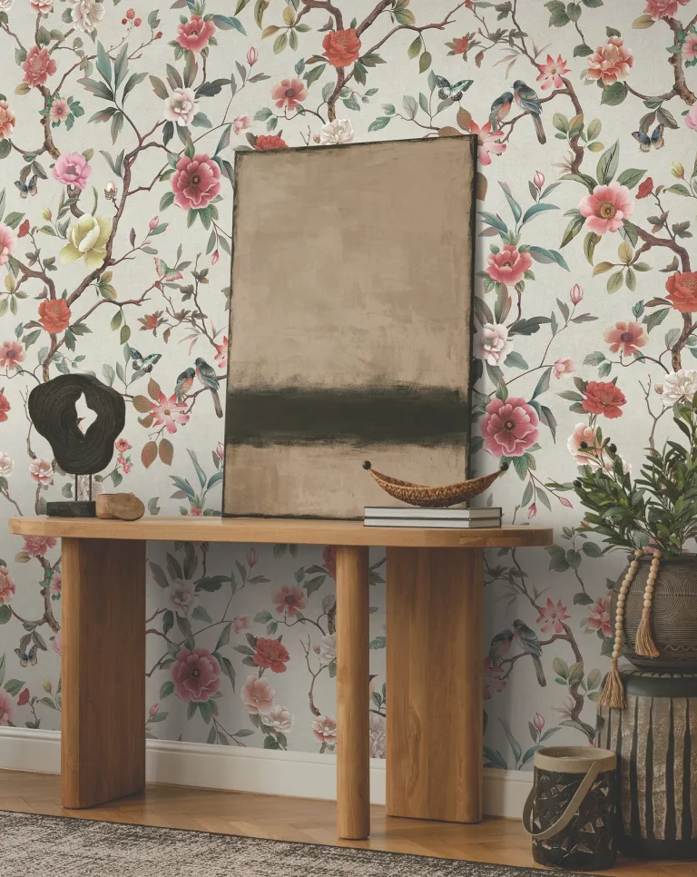 Ronald Redding Kimora's Garden Wallpaper - Ivory — Image 5