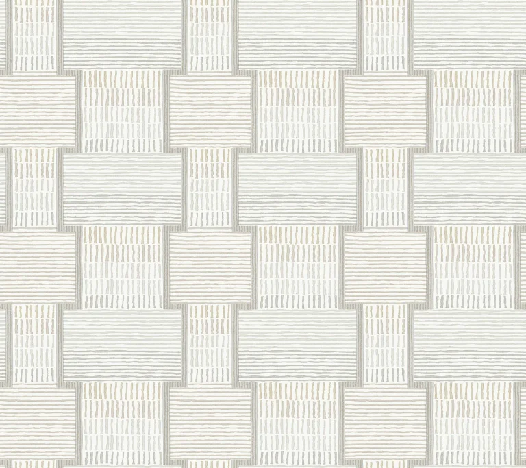 La Broderie Wallpaper - Grey — Image 3