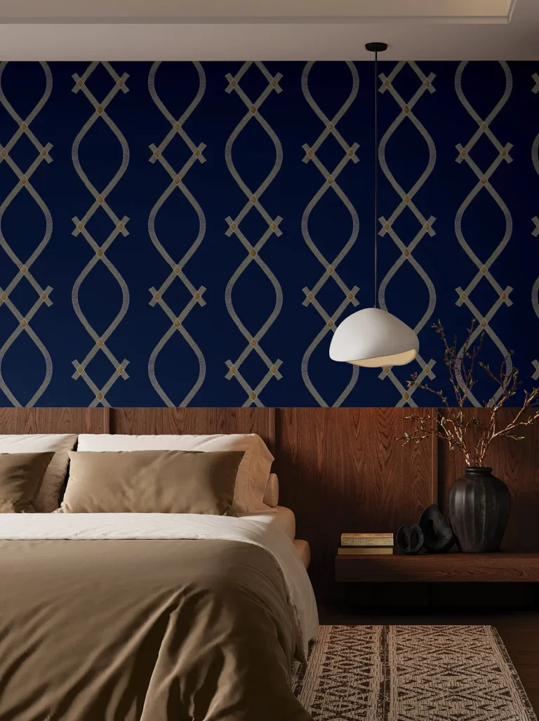 Ronald Redding Ellena Wallpaper - Navy — Ảnh 3